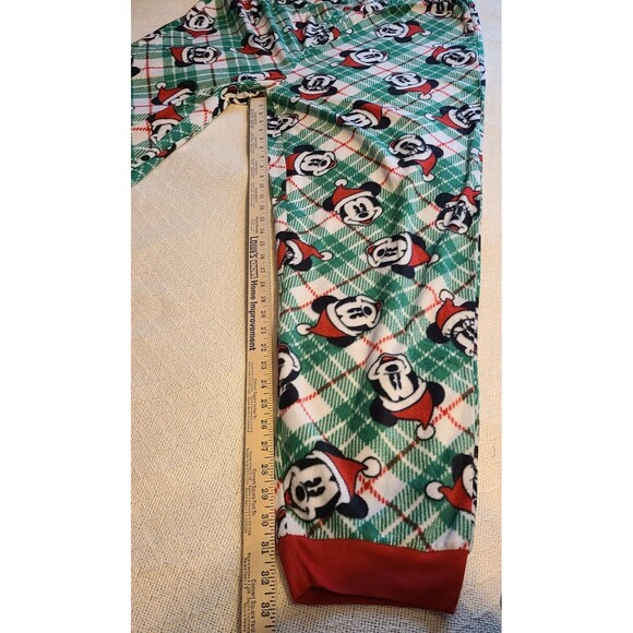 Mickey Christmas Jammies for Families Mens XLT Pajamas 2pc Set NWT Disney Santa - Picture 15 of 16